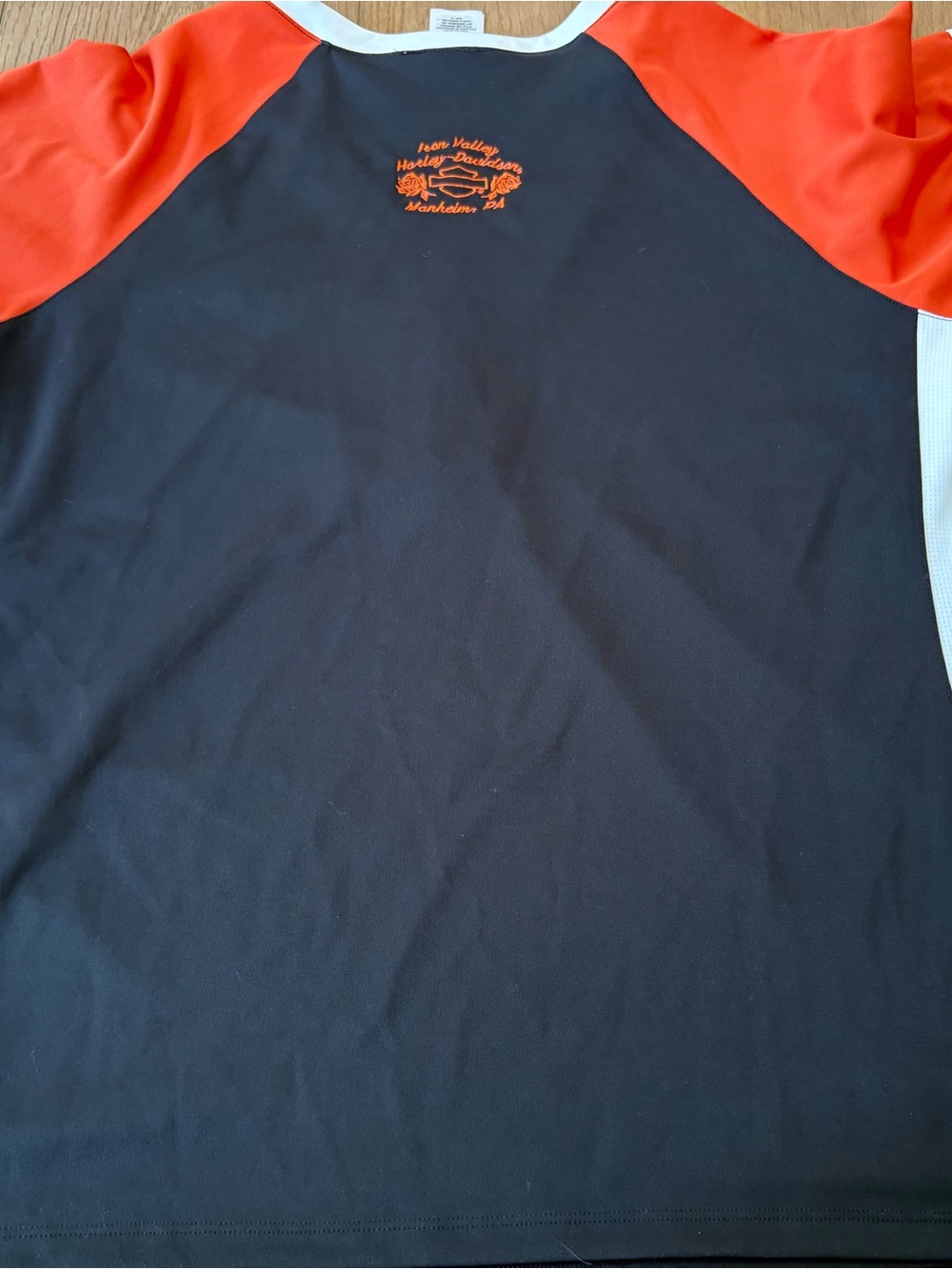 WOMEN'S HARLEY-DAVIDSON 3 Snap Jersey Shirt Iron Valley Manheim PA XL - Picture 9 of 10